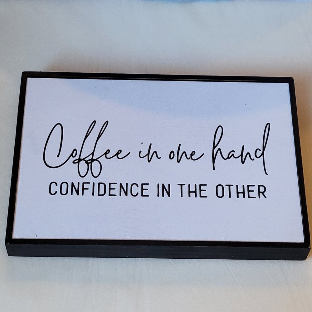 Coffee Confidence Sign Hobby Lobby Decor Home Decoration